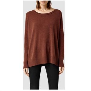 Allsaints Char Cashmere Jumper Tortoise Shell